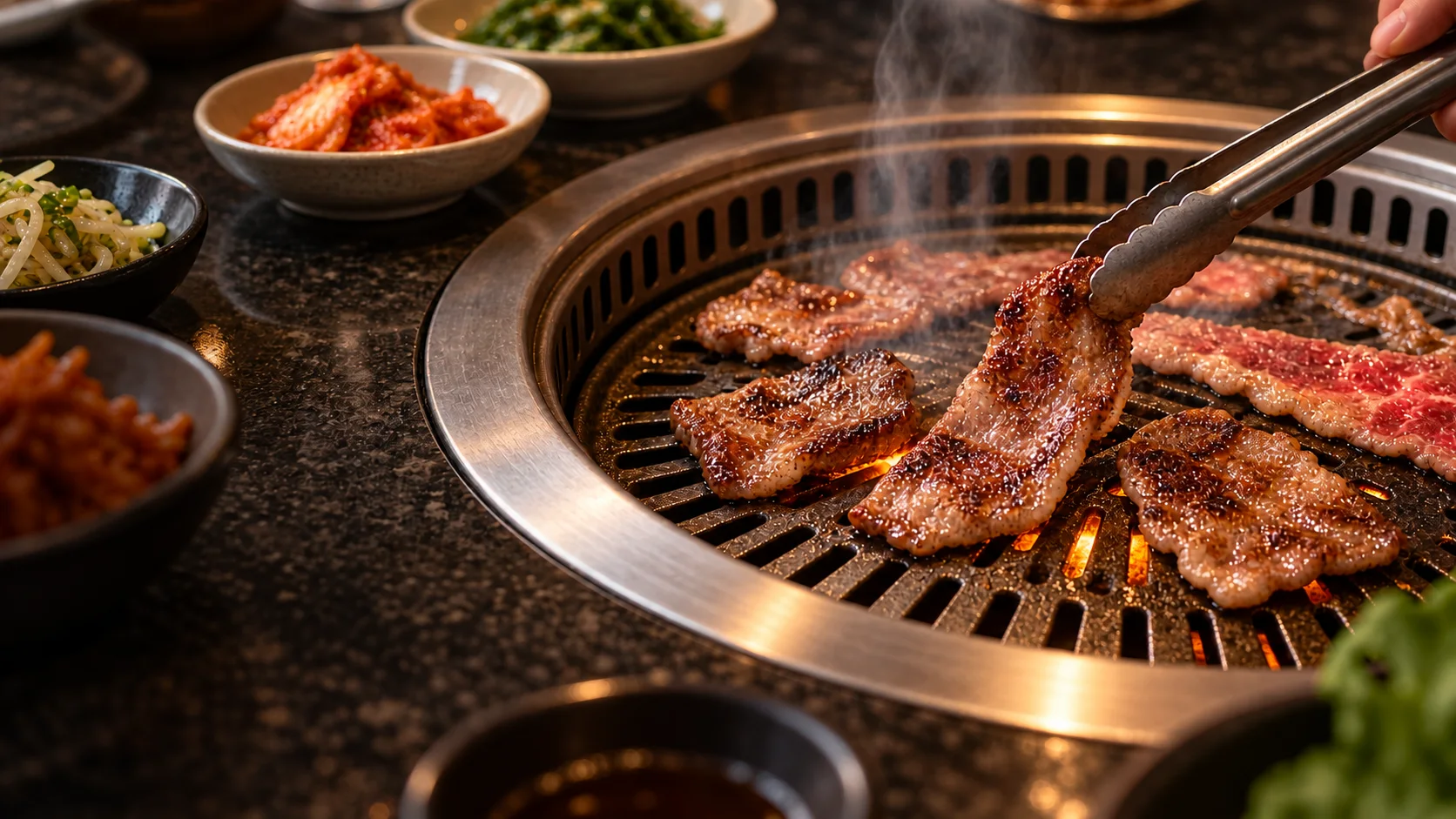 A dark grill photography